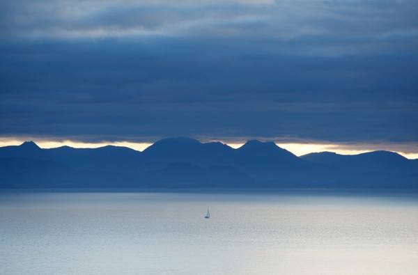 Photograph Pete Seaward  Wales Yacht on One Eyeland